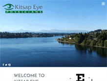 Tablet Screenshot of kitsapeye.com